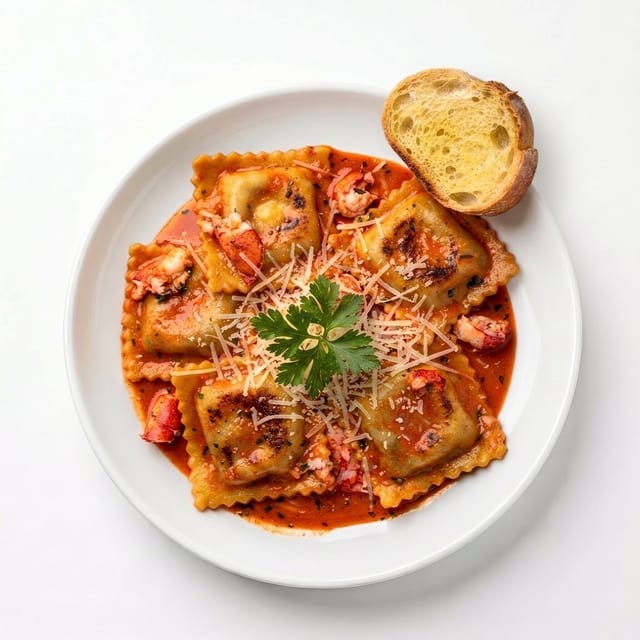 Lobster Ravioli.