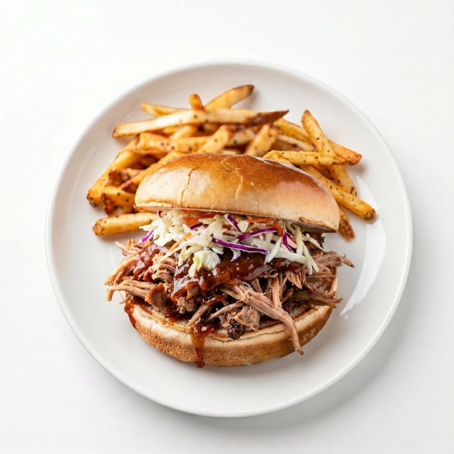 Coconut Pulled Pork Sandwich.