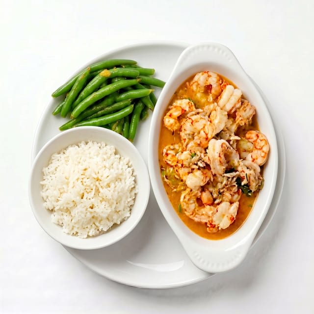 Panned Shrimp & Crab.